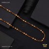 Two by Two Golden Ball Rudraksha mala - FMMRU1245