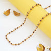 Two by Two Golden Rudraksha mala