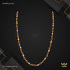 Two by Two Golden Rudraksha mala