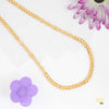 V to V with Snak Dot Gold plated Chain
