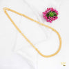 V to V with Snak Dot Gold plated Chain