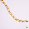 Freemen Amazing Oval Shape Men Golden Bracelet - FM344