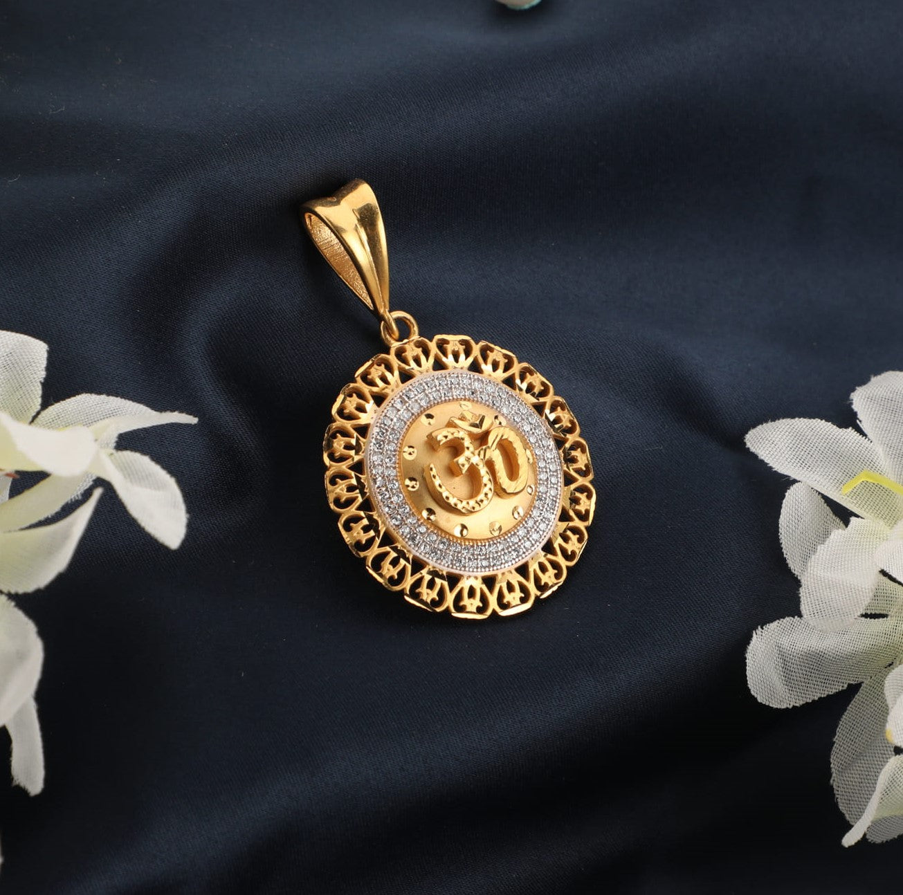 Gold Chain Locket New Designs For Men Freemen 22k Gold Plated AD