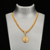 Freemen Gold Plated Atta Chain with Sun Pendant