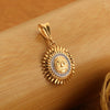 Freemen Gold Plated Atta Chain with Sun Pendant