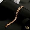 Freemen Rhodium one by one Gold Plated bracelet - FM055