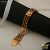 Freemen AD Rudraksha three line bracelet- FM059