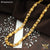 Freemen Elegant Lotus Round Nawabi Chain Gold Plated- FMGC17