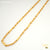 Freemen Fashionable Long Pipe OBT Golden Chain for Men- FMC12