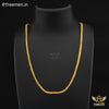 Freemen Modish Long Cube Gold Plated Chain - FMGC28
