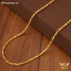 Freemen Modish Long Raise Link Gold Plated Chain - FMGC30