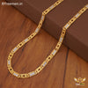 Freemen Pan Nawabi Rhodium And Gold Plated Chain - FMGC25