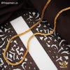 Freemen Modish Long Cube Gold Plated Chain - FMGC28