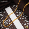 Freemen Modish Long Traditional link Gold Plated Chain - FMGC33