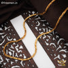 Freemen Modish Long Raise Link Gold Plated Chain - FMGC30