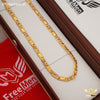 Freemen Om Nawabi Rhodium And Gold Plated Chain - FMGC24