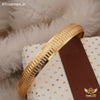 Freemen Standing Golden Cross Design Kada For Men - FMK2