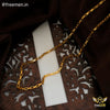 Freemen Stylish Delicate Square Link Gold Plated Chain - FMGC35