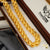 Freemen Lotus Heavy Stylish Design Gold Plated Chain - FMGC38