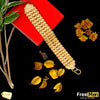 Freemen 2 line round gold Plated Bracelet ( 6 Month warranty)