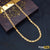 FreeMen Gold Plated Nawabi Biscuit Chain for Men
