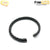 Zic Zac pattern Oxidised Black Kada (Bracelet) for men FMA0105