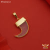 Freemen White Nail Gold Pendant - FM194