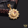 Freemen Red LeafPremium Pendant for Chain - FM245