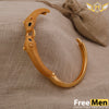 FreeMen Jaguar Dual Face Lock Golden Dots Kada