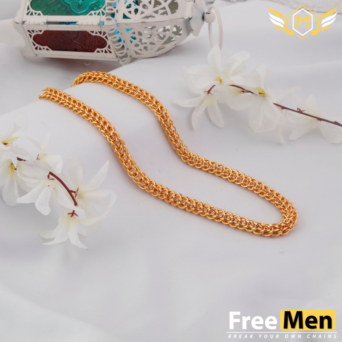 FreeMen Royal Style Gold Plated Chain For Men – Freemen®