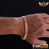 Freemen Traditional Simple Gold Plated bracelet for men