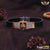 Freemen Lord Ganesh Black Leather(Artificial)  Bracelet for Men