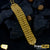 Freemen 2 line round gold Plated Bracelet ( 6 Month warranty)