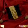 Freemen 2 line round gold Plated Bracelet ( 6 Month warranty)