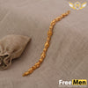 Freemen design ring leaf Gold Plated Bracelet for Men (6 Month warranty) FMA009