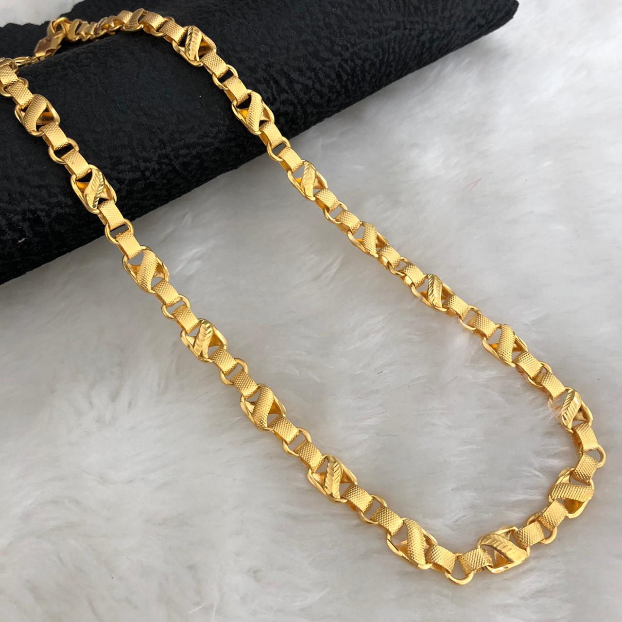 Freemen Nawabi 22K Gold plated Chain for men FMGA003 – Freemen®