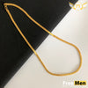 Freemen two line milan chain for men