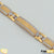 FreeMen Gold Plated Diamond Bracelet (6 Month warranty) FMGA012