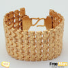 FreeMen Gold Plating 3 line Bracelet (6 month warranty)