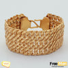 FreeMen Gold Plating 3 line Bracelet (6 month warranty)