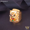 Freemen Fantastic Ganesha Gold Plated Ring for Men - FMG325