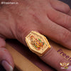 Freemen Fantastic Radha Krishna Gold Plated Ring - FMG334