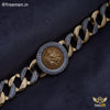 Freemen Golden And Rhodium AD Ganpati Bracelet - FM113