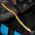Freeman Stylish Snake Special Golden Bracelet for Men- FM402