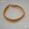 Freemen Special Stylish V2 Golden Bracelet for Mens- FM401