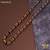 Freemen Handmade black Golden Plated Rudraksha Mala - FM127