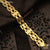 Freeman Laser Cut Nawabi Gold Rhodium Bracelet for Men - FMGB04