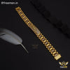 Freemen Jaguar in Rectangle Design Golden Diamond Bracelet- FM169