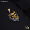 Freemen Gold with Rhodium Lion Pendant for Man - FM155