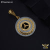 Freemen Round Diamond Star Pendant For Man - FM159